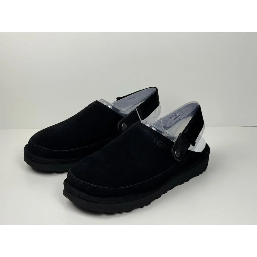 UGG Goldencoast Clog Men's Size 11‎ Sandal Black Suede M/1142172